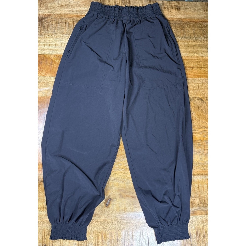 Athleta Savannah Jogger Pants Black Travel Hiking Stretch Women's Size 0